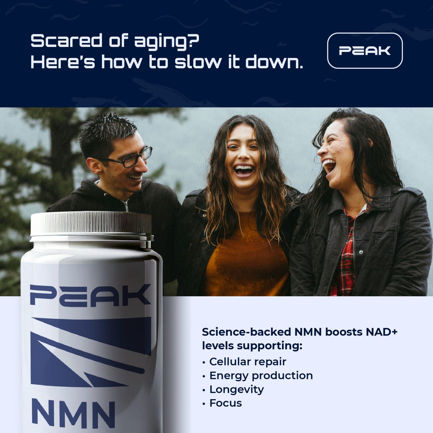 Pure NMN | 60 500mg Capsules