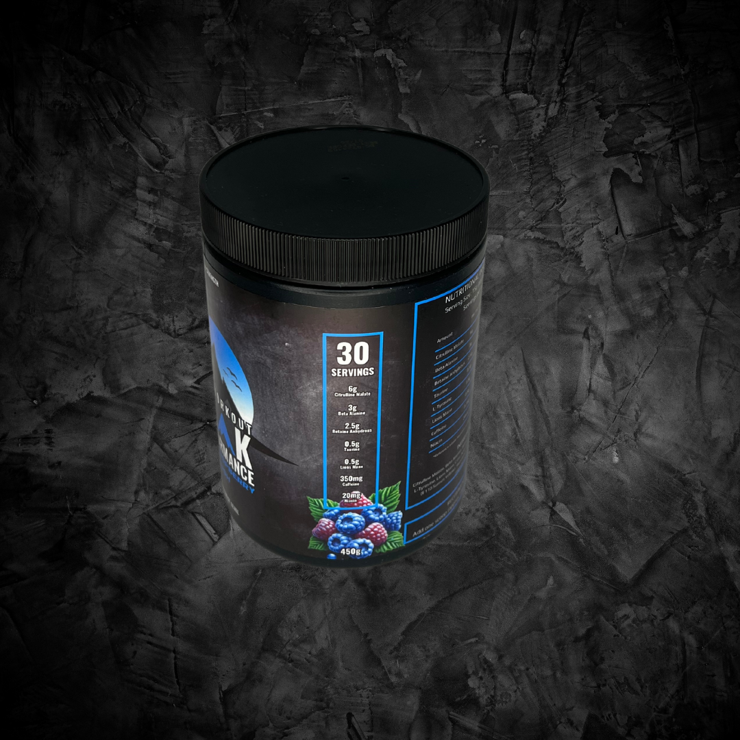 Blue Raspberry Rush Preworkout